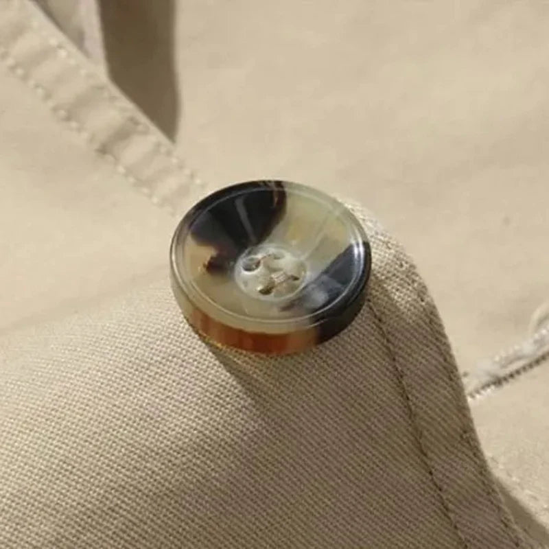 Abrigo Casual Cuello Polo para Hombre de Diseñador Stefano Romano®