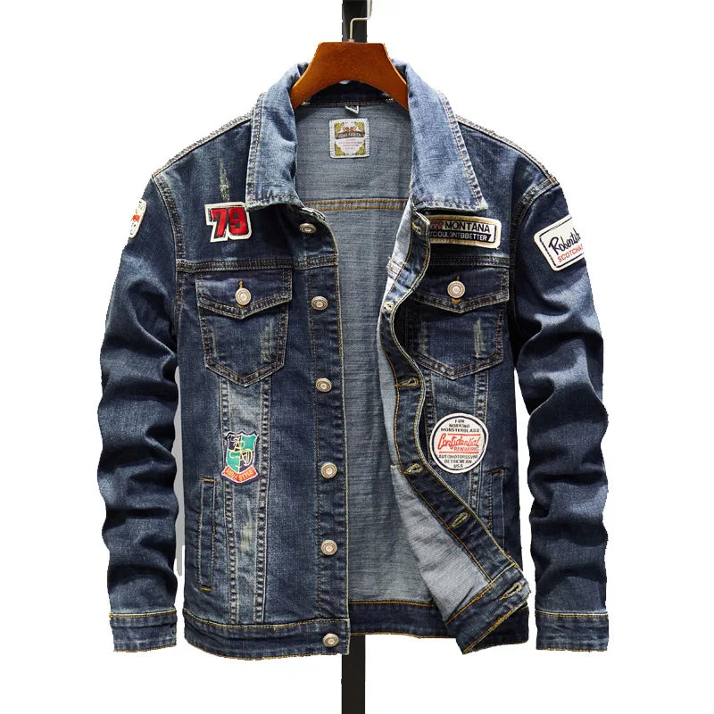 Chamarra de Mezclilla para Hombre California Stefano Romano®