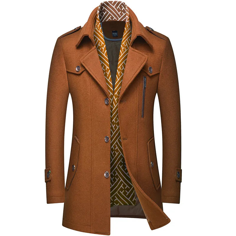 Abrigo Largo para Hombre de Diseñador Stefano Romano®