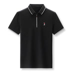 Playera Polo para Hombre con Cierre Stefano Romano®