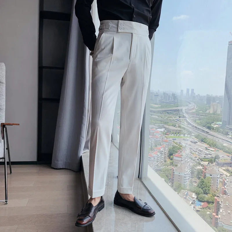 Pantalón de Vestir Slim Fit Gurkha para Hombre Dante Stefano Romano®