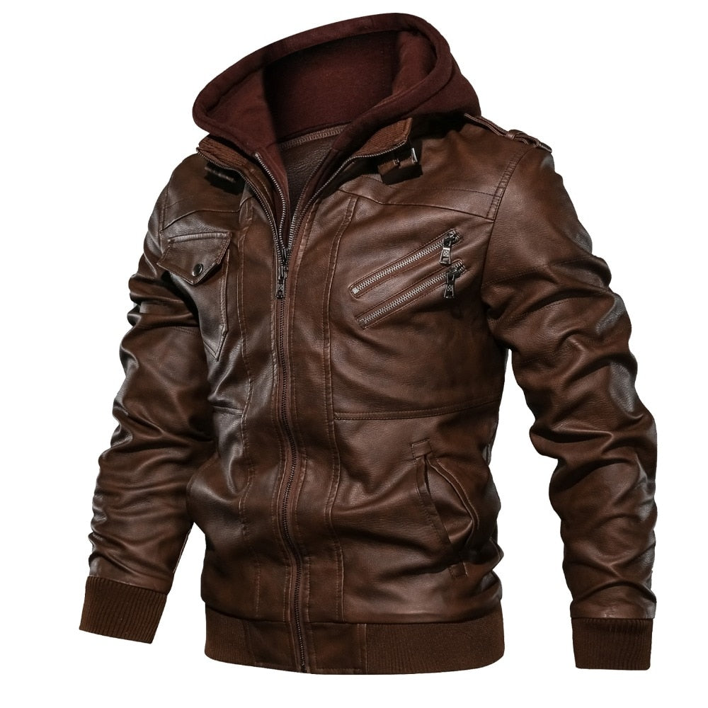 Chamarra de Cuero Original para Hombre Alessandro Stefano Romano®