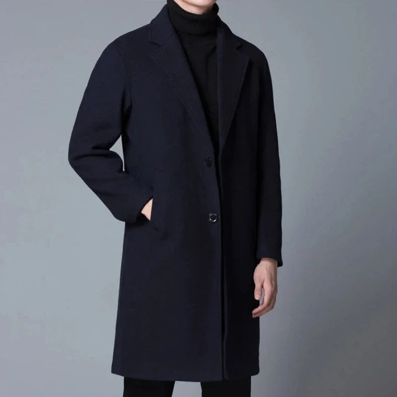 Abrigo Largo de Diseñador para Hombre Alessandro Stefano Romano®