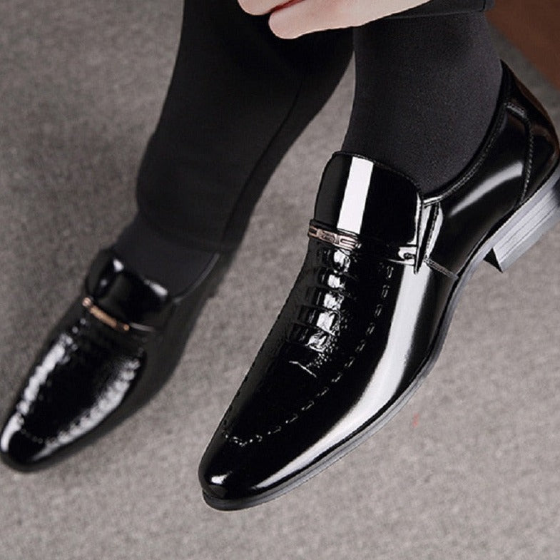 Zapato de Cuero Charolado para Hombre Marco Stefano Romano®