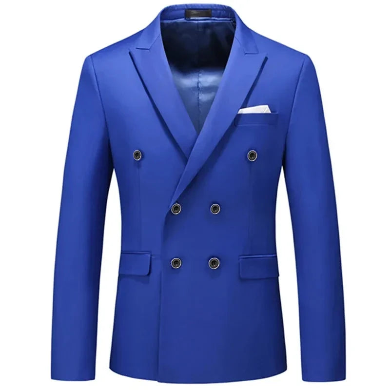 Blazer Slim Cruzado para Hombre Alessandro Stefano Romano®