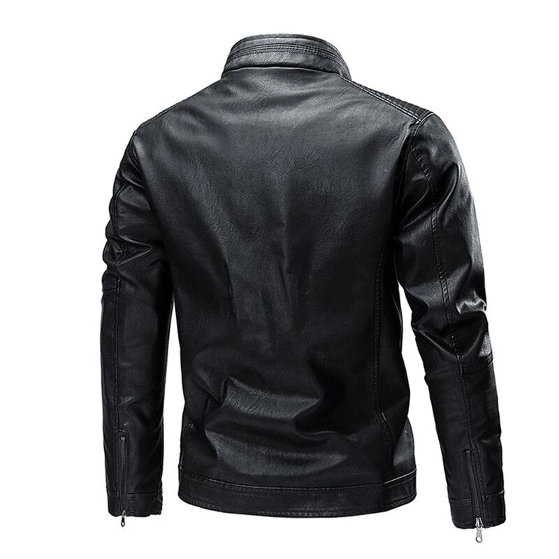 Chamarra de Cuero para Hombre Antonio Stefano Romano®