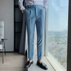 Pantalón de Vestir Slim Fit Gurkha para Hombre Leonardo Stefano Romano®