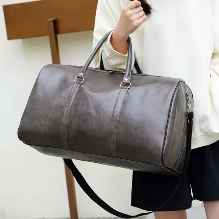 Bolsa de Viaje de Cuero Alessandro Stefano Romano®