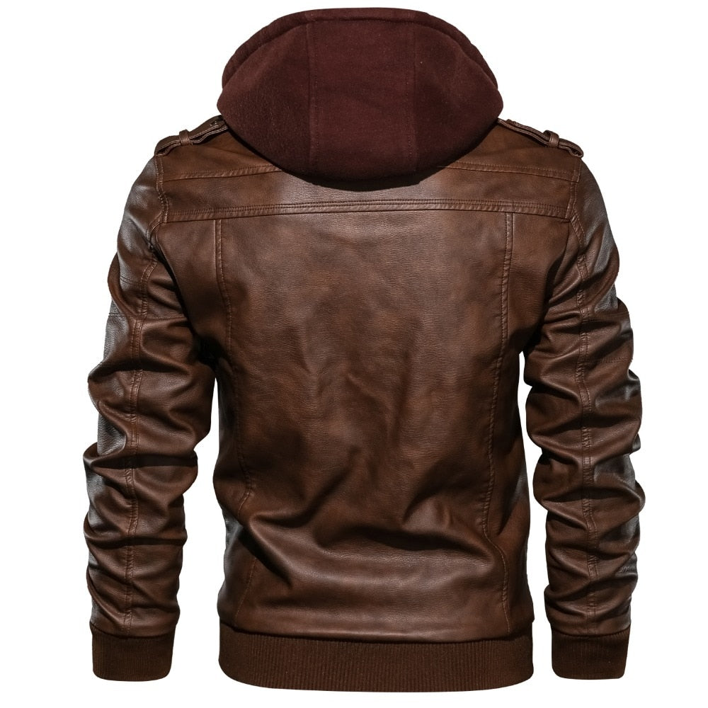 Chamarra de Cuero Original para Hombre Alessandro Stefano Romano®