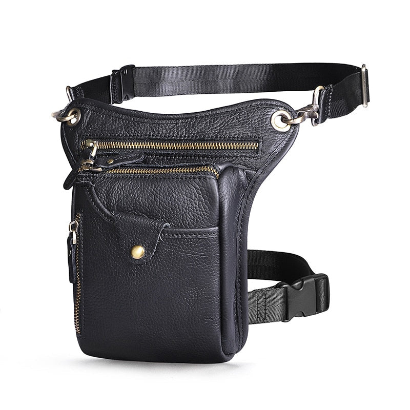 Riñonera de Cuero Genuino para Hombre Stefano Romano®
