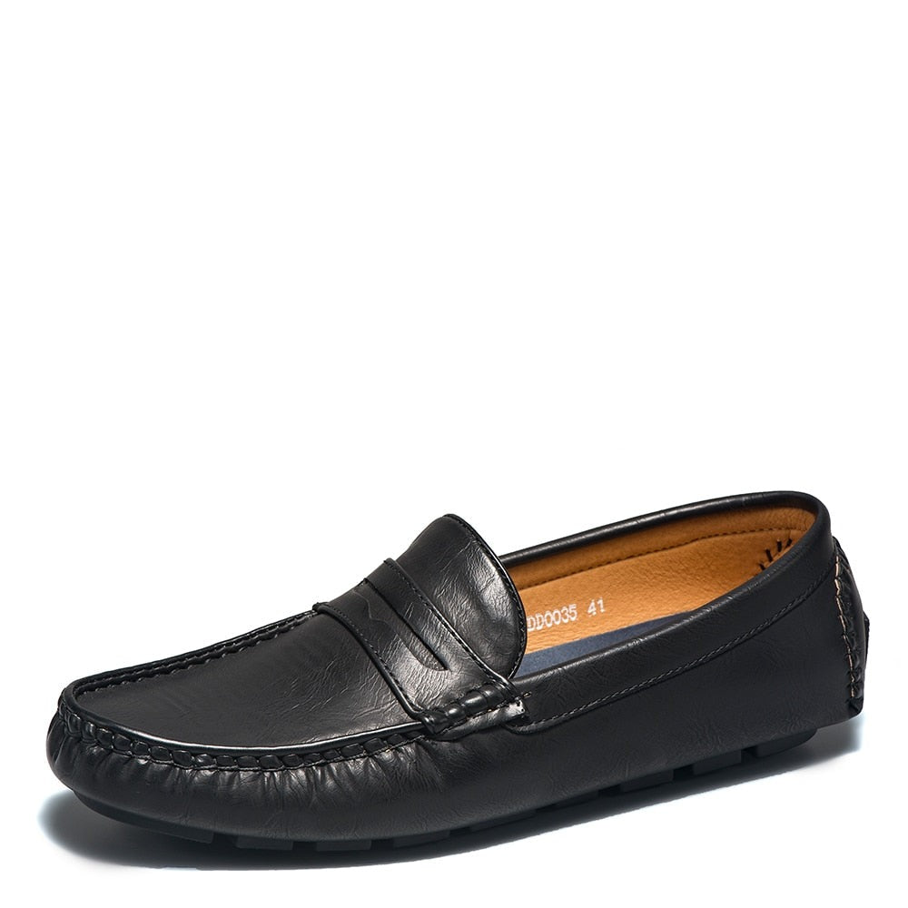 Mocasín de Cuero Genuino Antiderrapante para Hombre Stefano Romano®