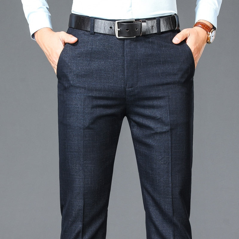 Pantalón de Vestir Recto para Hombre Alessandro Stefano Romano®