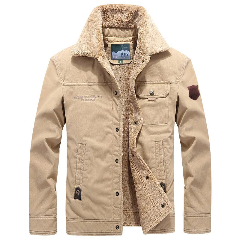 Chamarra Militar con Forro de Lana para Hombre Stefano Romano®