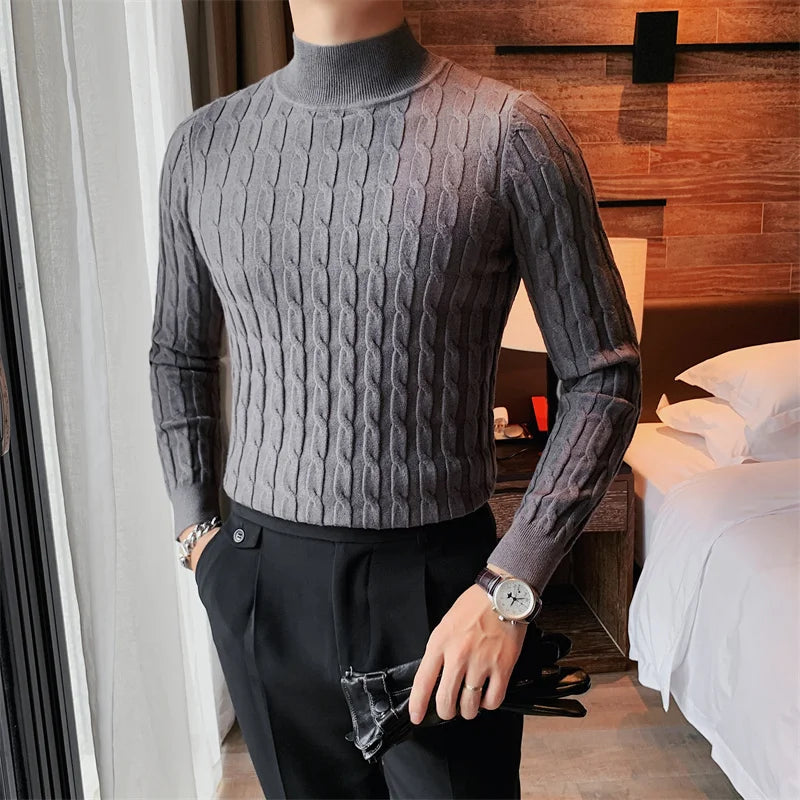 Suéter de Cuello Alto para Hombre Milan Stefano Romano®