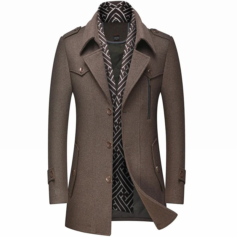 Abrigo Largo para Hombre de Diseñador Stefano Romano®