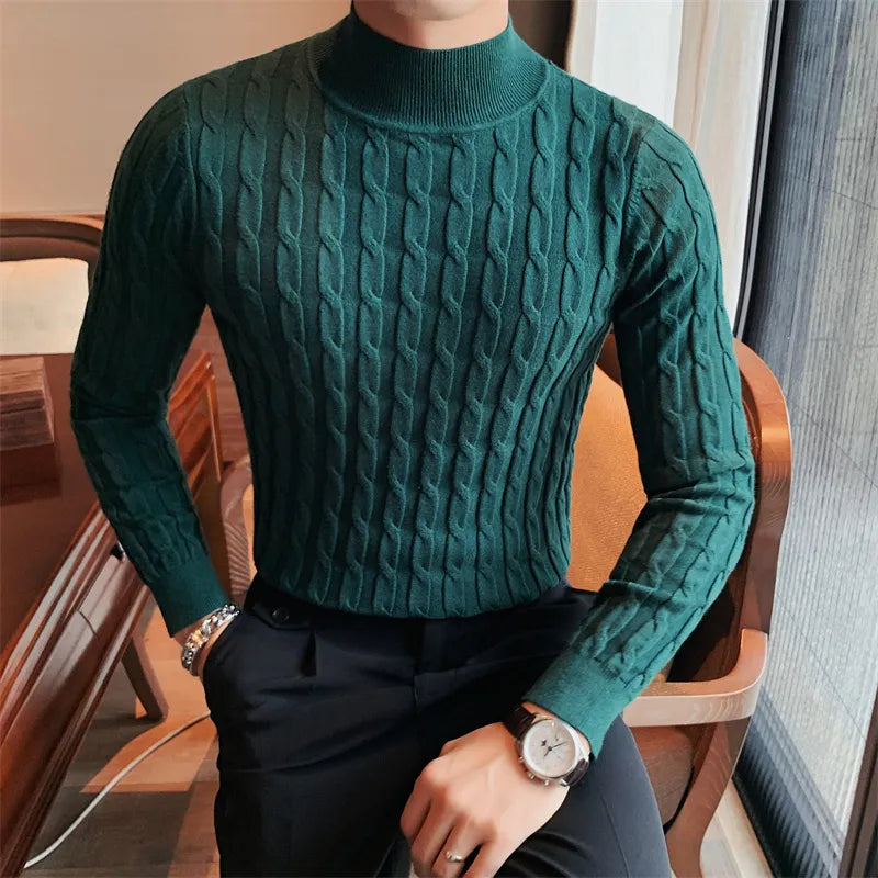 Suéter de Cuello Alto para Hombre Milan Stefano Romano®