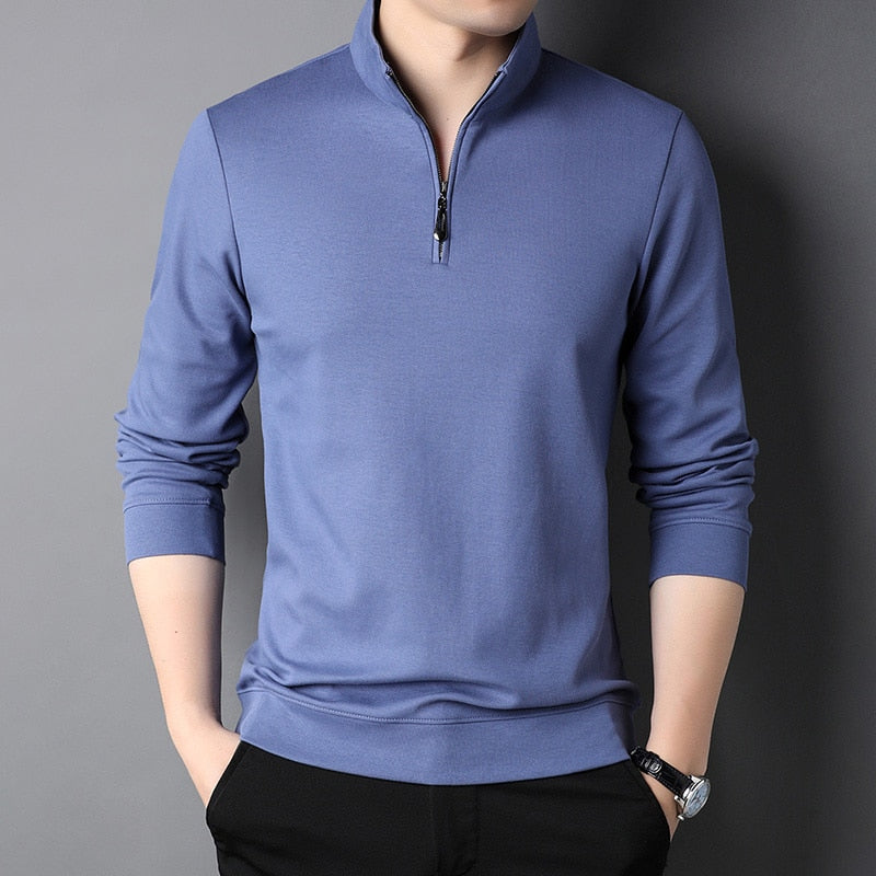 Camisa de Manga Larga con Cierre para Hombre Stefano Romano®