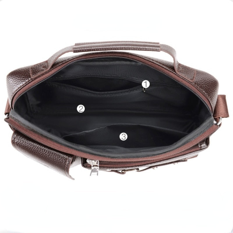 Bolsa de Cuero Luxury para Hombre Stefano Romano®