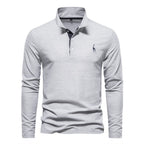 Playera Polo de Manga Larga para Hombre Stefano Romano®