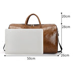 Bolsa de Viaje de Cuero Alessandro Stefano Romano®