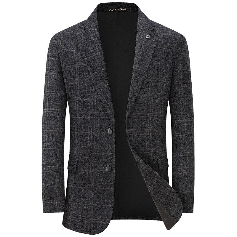 Blazer Plus Size Diseñador Poliéster para Hombre Marco Stefano Romano®