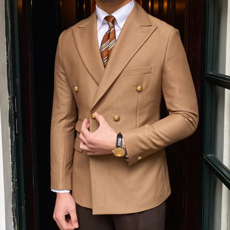 Blazer Slim Cruzado para Hombre Marco Stefano Romano®