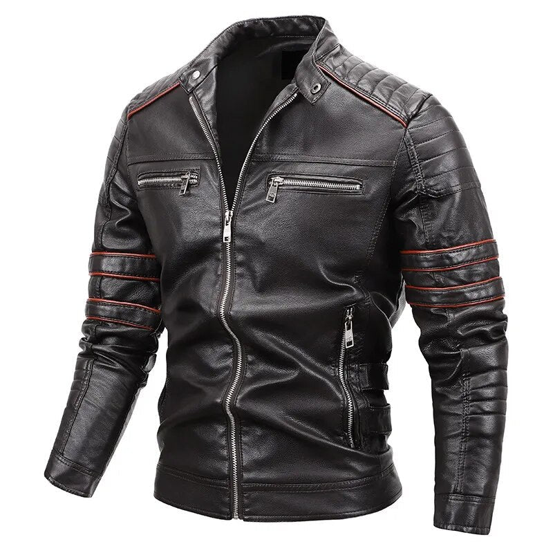 Chamarra de Cuero para Hombre Dante Stefano Romano®