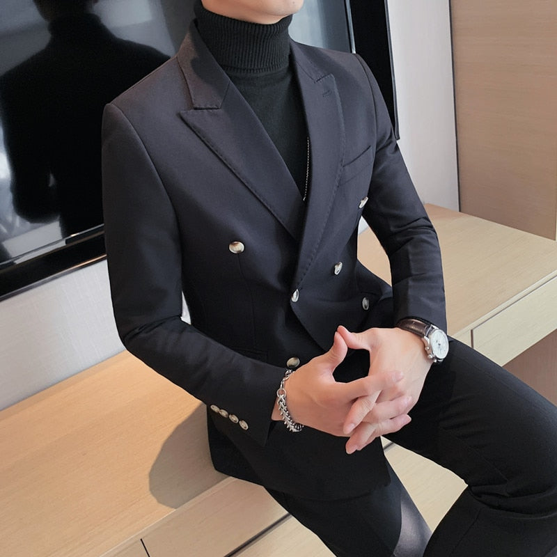 Blazer Moderno para Hombre de Doble Botonadura Stefano Romano®