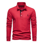 Playera Polo de Manga Larga para Hombre Stefano Romano®