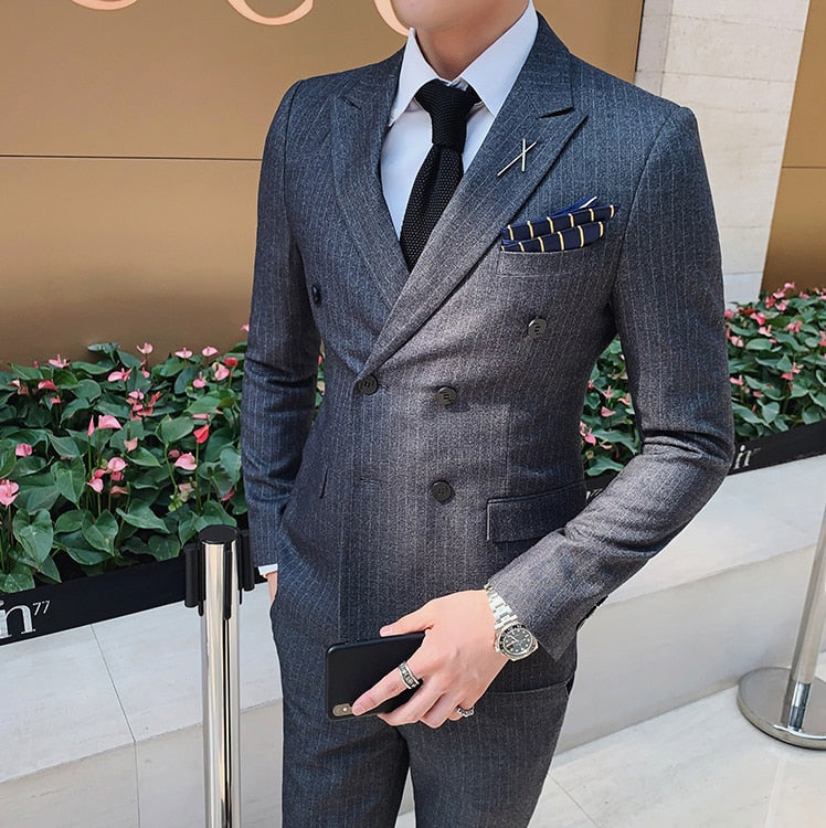 Blazer Sport Fino Moderno para Hombre de Doble Botonadura Stefano Romano®