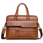 Bolsa de Cuero Genuino para Hombre Stefano Romano®