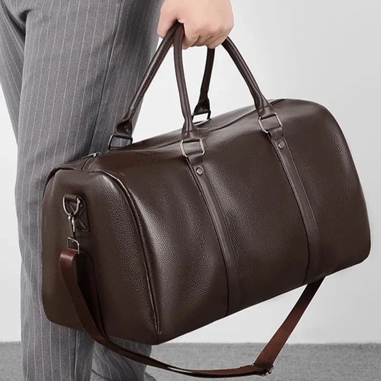 Bolsa de Viaje de Cuero Marco Stefano Romano®
