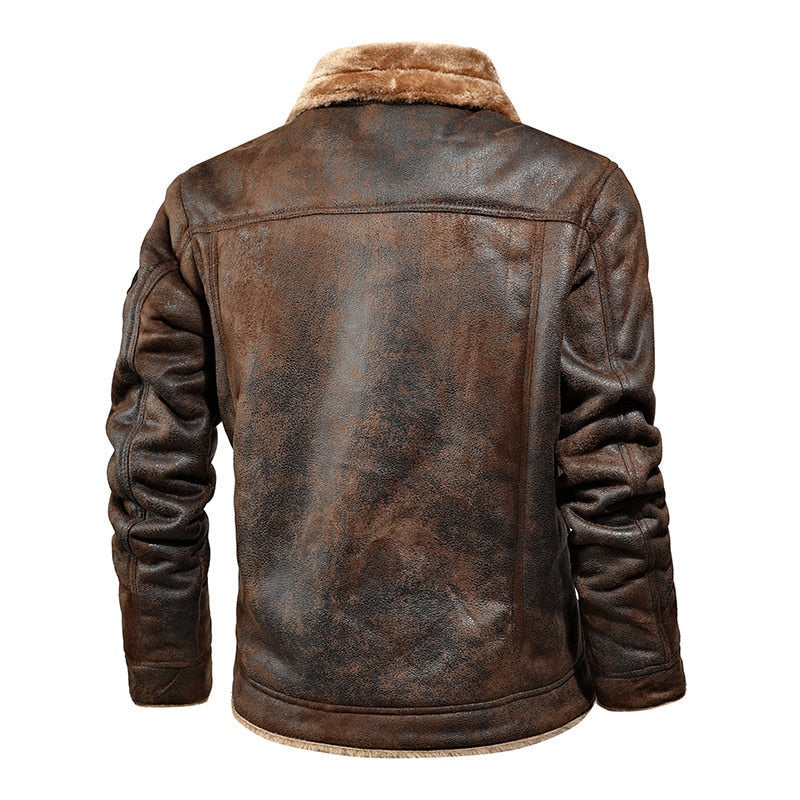 Chamarra de Cuero para Hombre Harbe Stefano Romano®