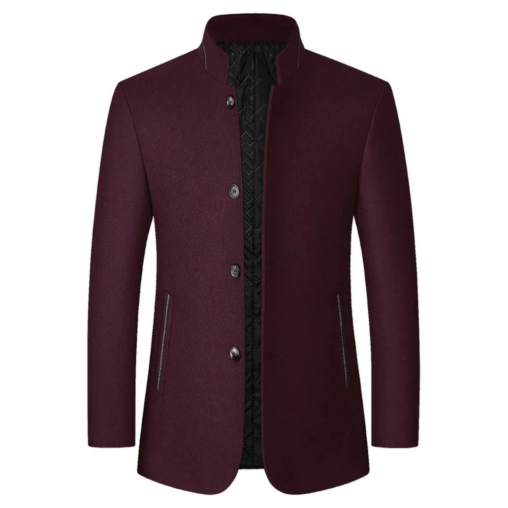 Abrigo Cuello Alto para Hombre de Diseñador Stefano Romano®