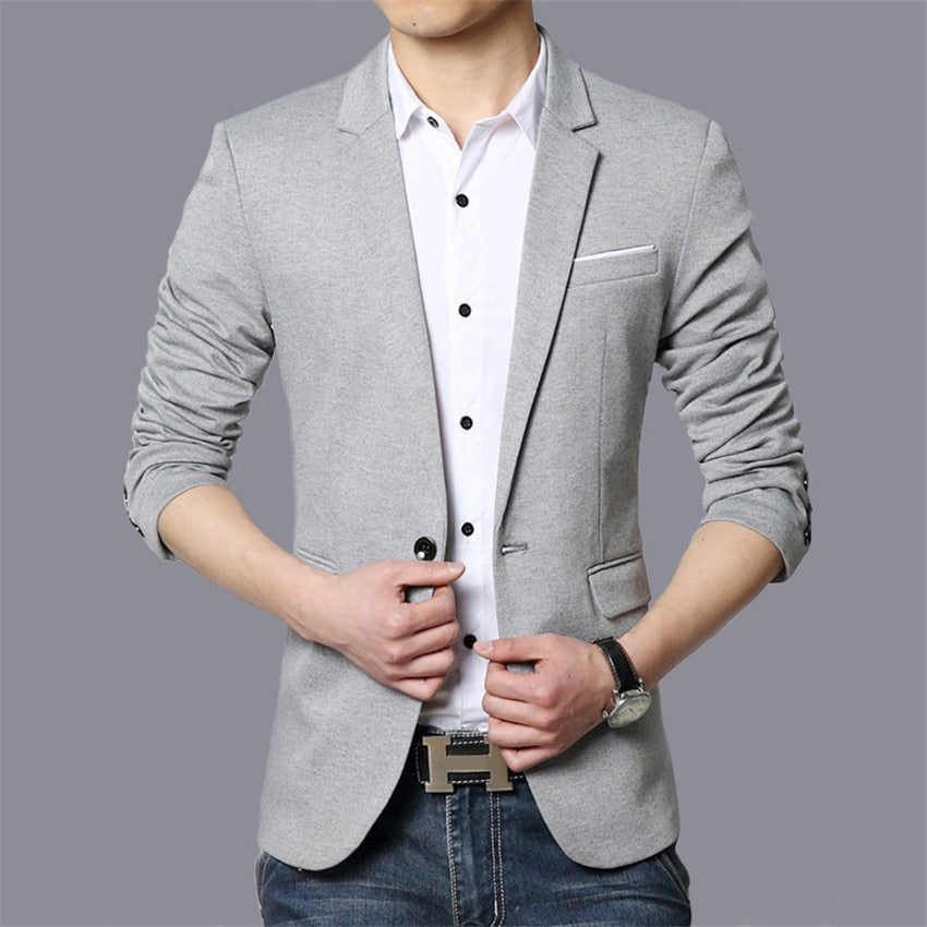 Blazer Sport Fino Moderno Algodón para Hombre Marco Stefano Romano®