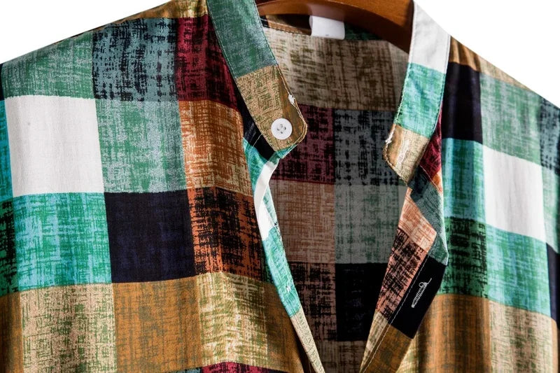 Camisa a Cuadros para Hombre Buriti Stefano Romano®