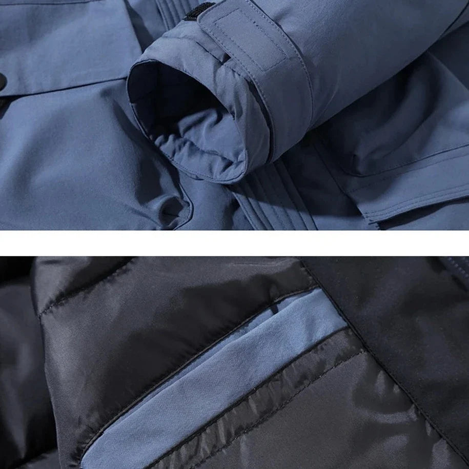 Chamarra Parka Plus Size para Hombre Stefano Romano®