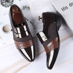 Zapato de Cuero Charolado para Hombre Alessandro Stefano Romano®
