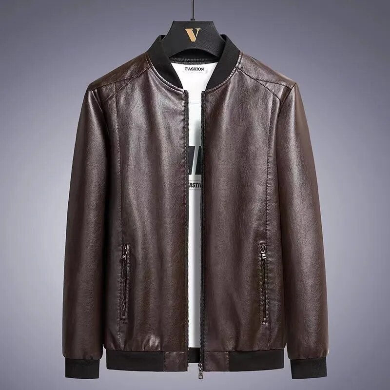 Chamarra de Cuero para Hombre Enzo Stefano Romano®