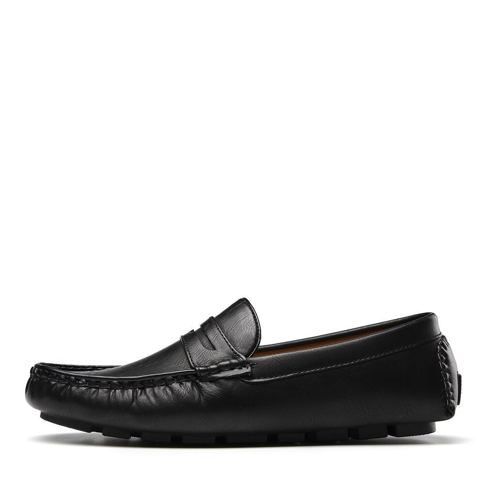 Mocasín de Cuero Genuino Antiderrapante para Hombre Stefano Romano®