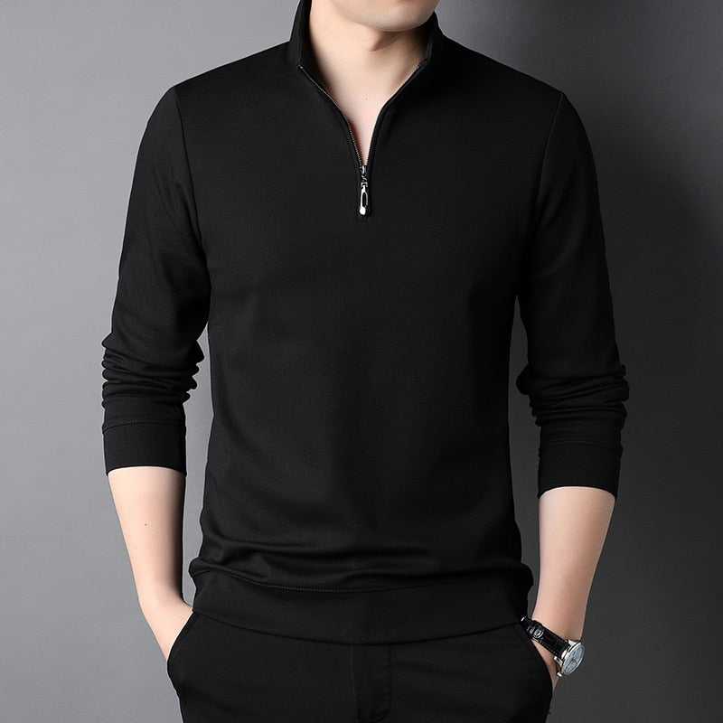 Camisa de Manga Larga con Cierre para Hombre Stefano Romano®