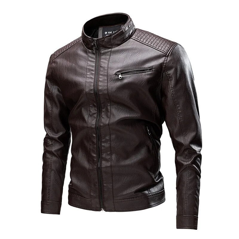 Chamarra de Cuero para Hombre Antonio Stefano Romano®