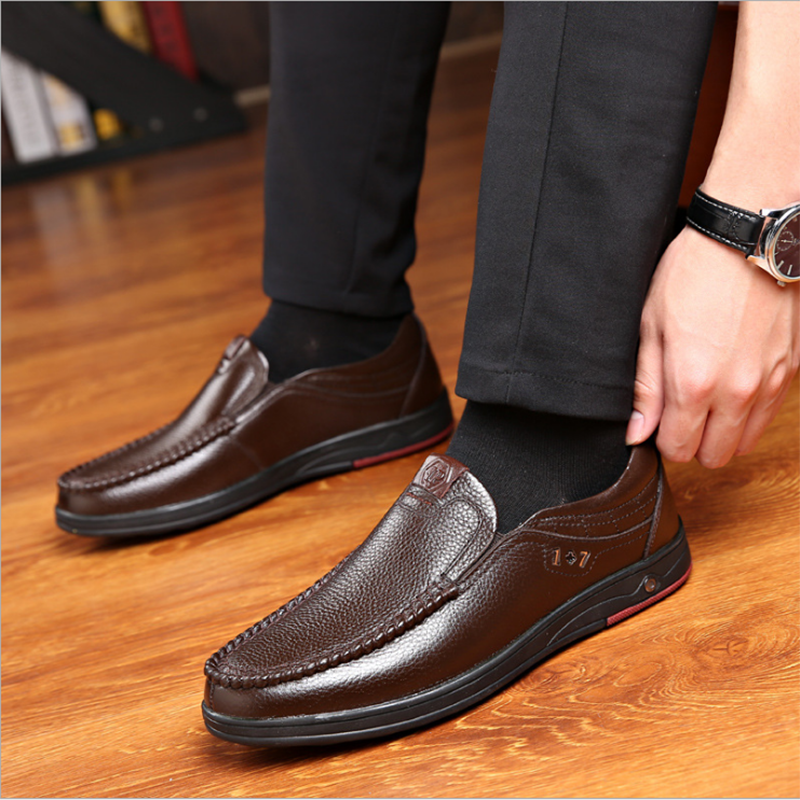Zapato Mocasín Classic de Cuero Genuino para Hombre Stefano Romano®