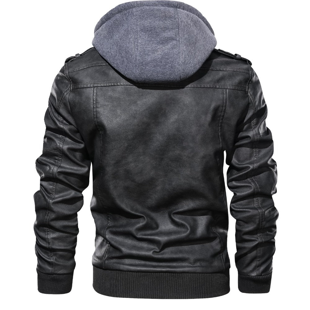 Chamarra de Cuero Original para Hombre Alessandro Stefano Romano®