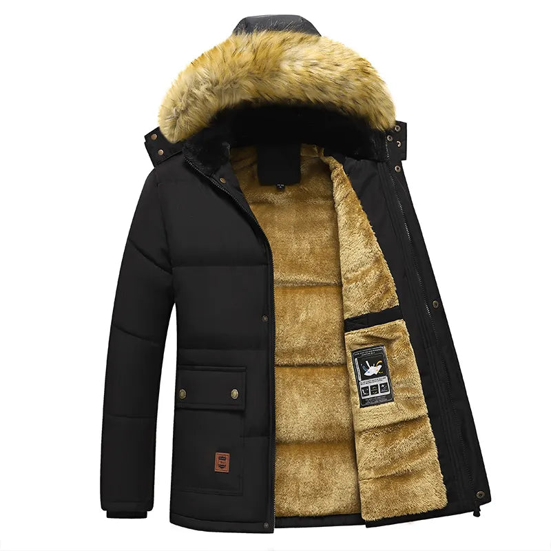 Chamarra Parka con Forro de Lana para Hombre Stefano Romano®