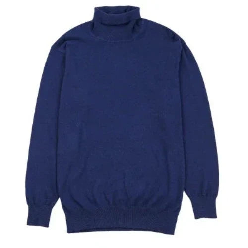 Suéter Plus Size de Cuello Alto para Hombre Stefano Romano®