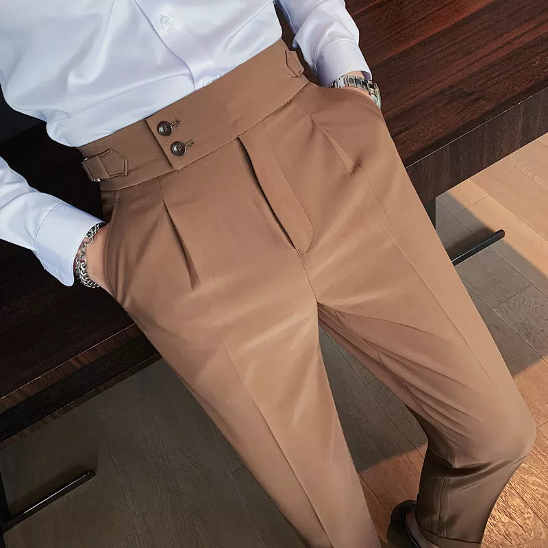 Pantalón de Vestir Slim Fit Gurkha para Hombre Dante Stefano Romano®