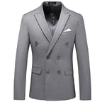 Blazer Slim Cruzado para Hombre Alessandro Stefano Romano®