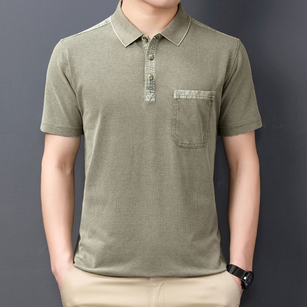 Playera Polo Cuello Polo Sport Fino Moderno para Hombre Stefano Romano®