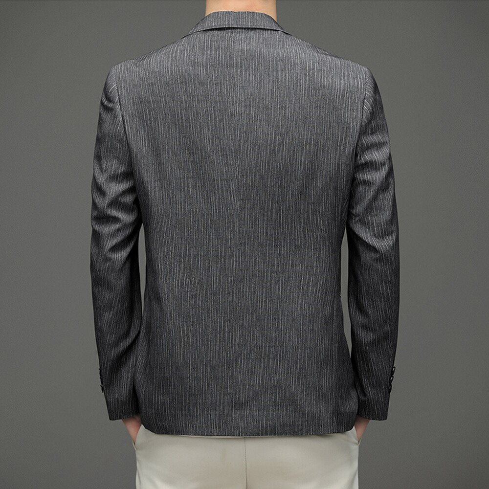 Blazer Slim Fit Poliéster para Hombre Stefano Romano®